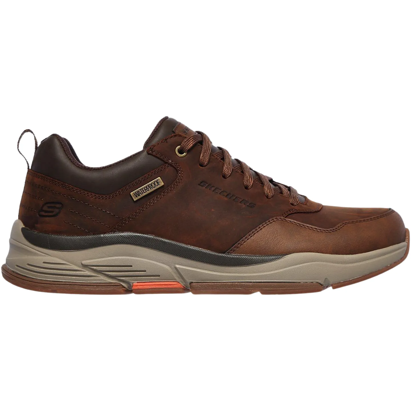 Benago Hombr Skechers Sneakers Da Uomo 210021 Dark Brown 210021